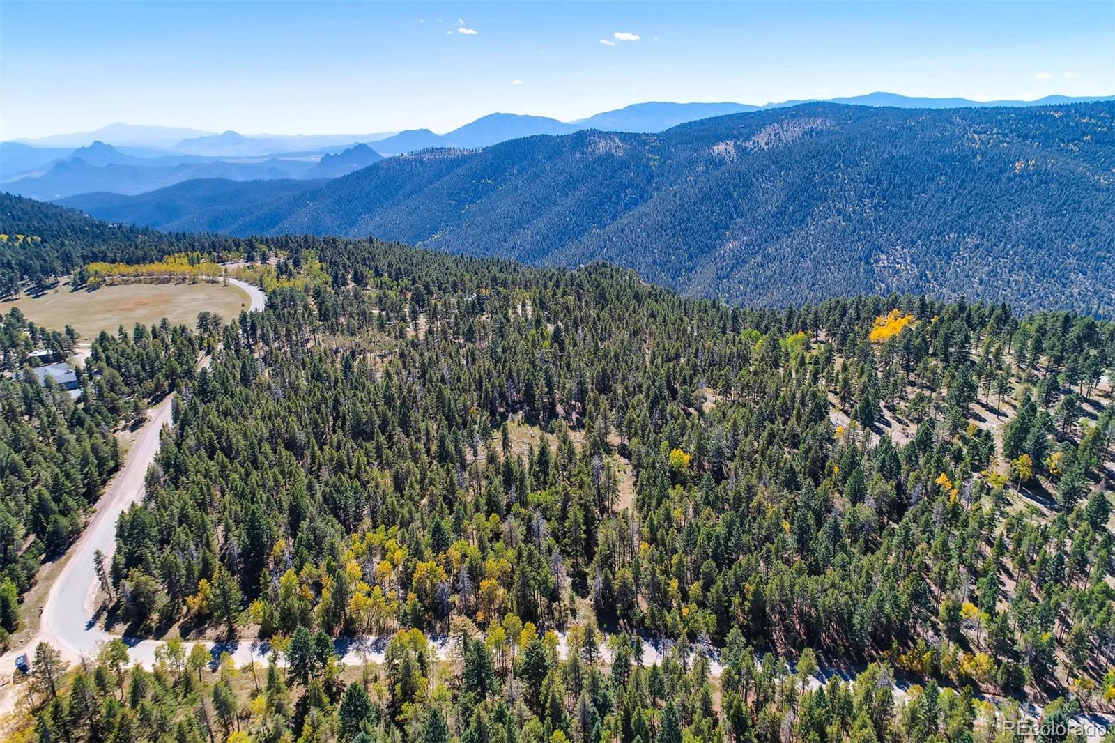 12171 South Ridge Road Conifer, CO 80433 - Photo 9 of 11 a view of mountains and valleys