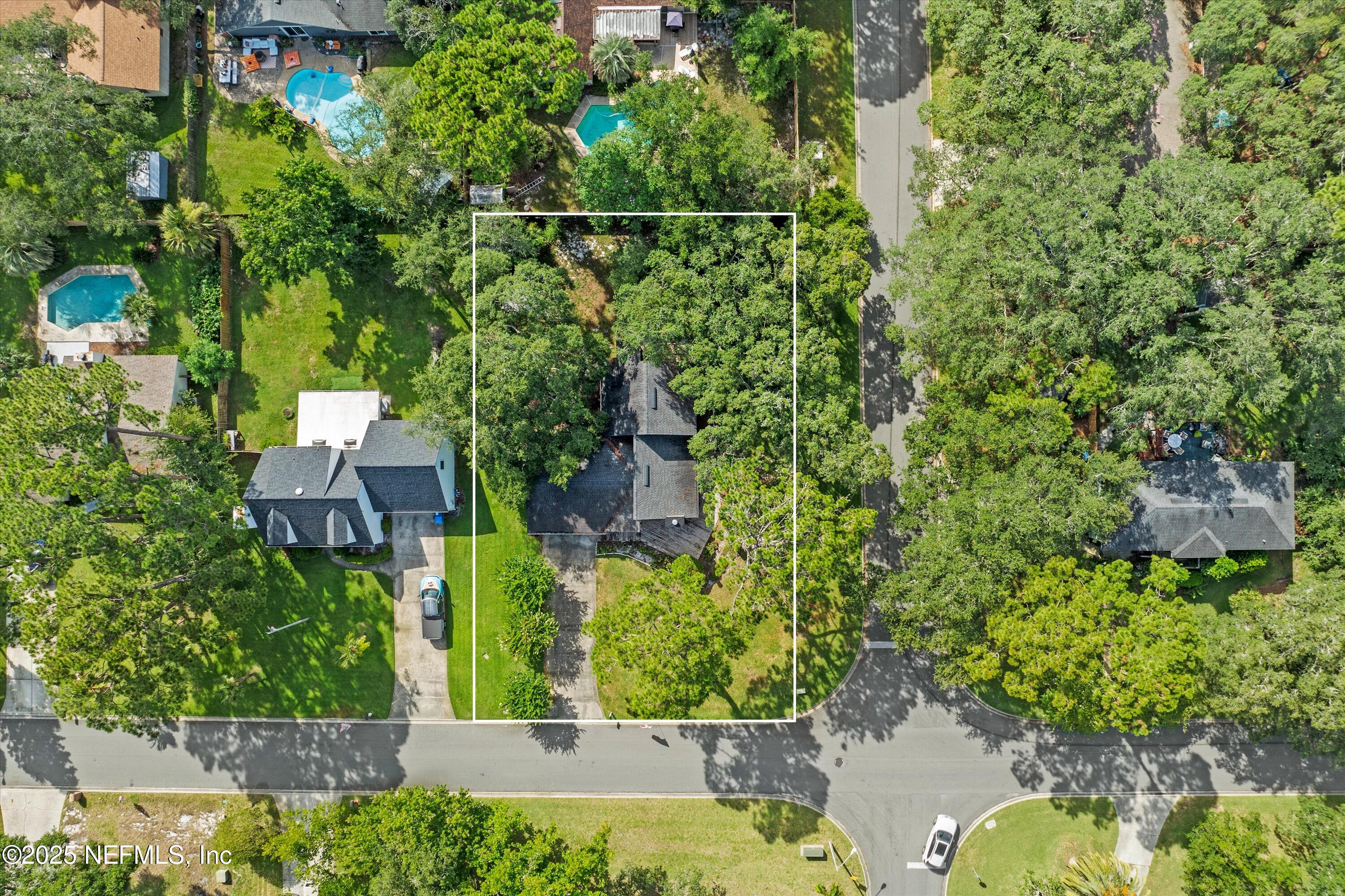 1083 Kings Road Neptune Beach, FL 32266 - Photo 21 of 22 Birdseye view of lot