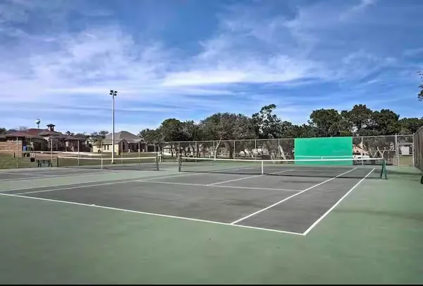 a view of a tennis court