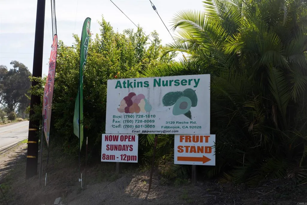 3129 Reche Fallbrook, CA 92028 - Photo 27 of 36 a sign on the side of a building