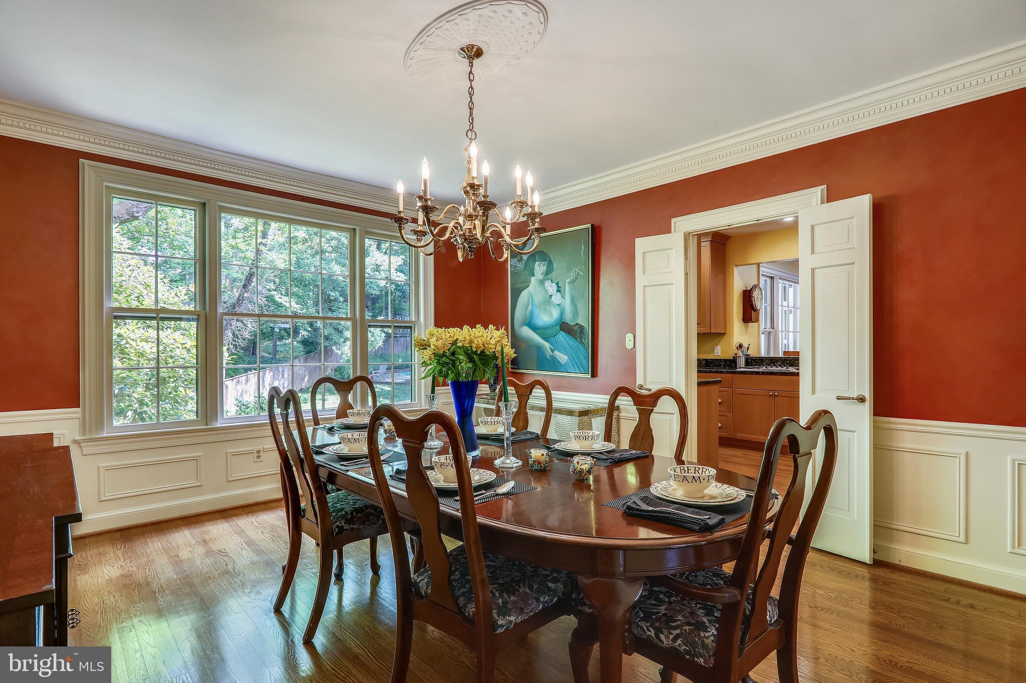 6003 Winnebago Road Bethesda, MD 20816 - Photo 10 of 81 Gorgeous dining room off kitchen