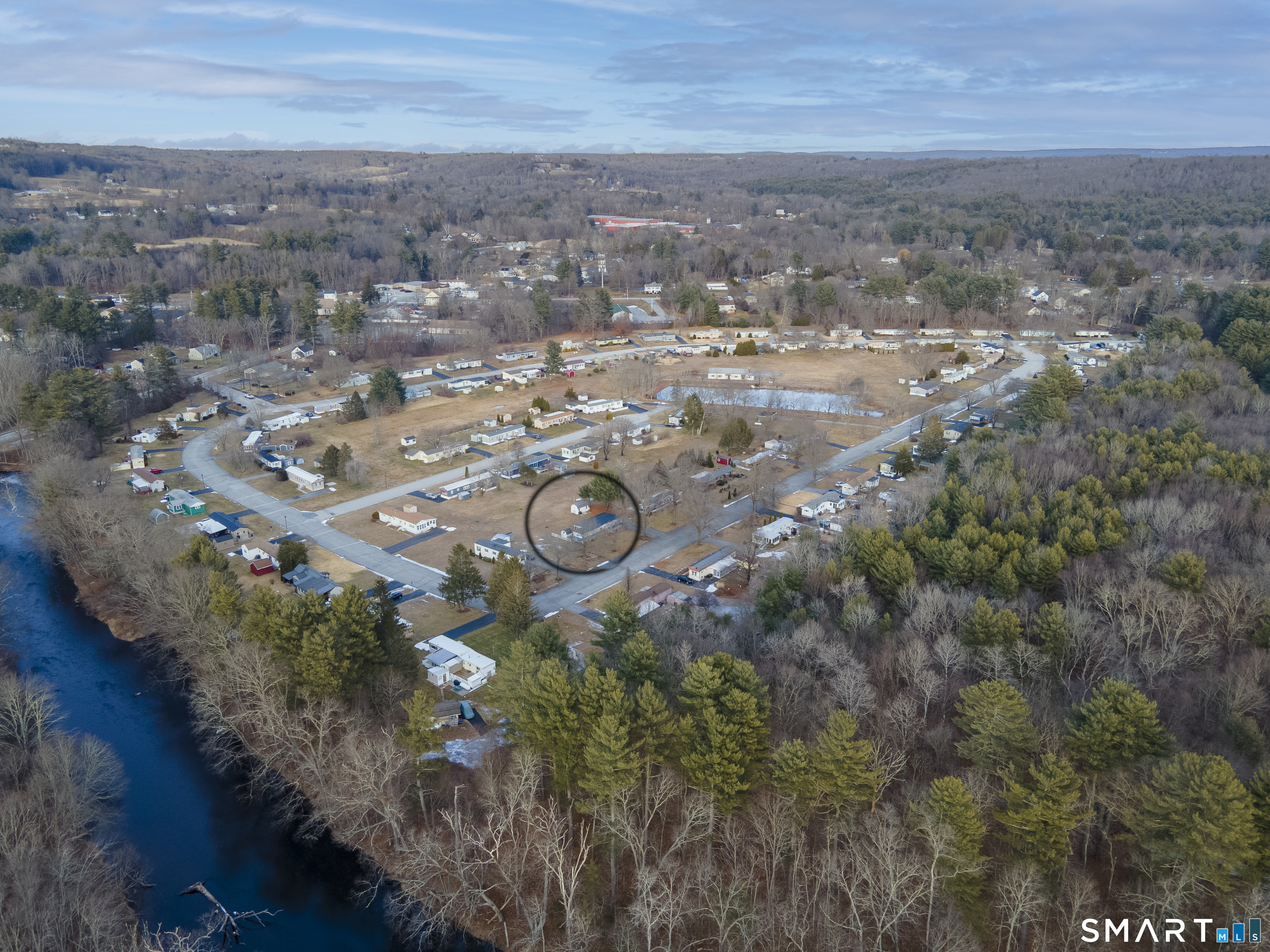 67 Breezy Lane Thompson, CT 06262 - Photo 29 of 30 an aerial view of a house with a yard