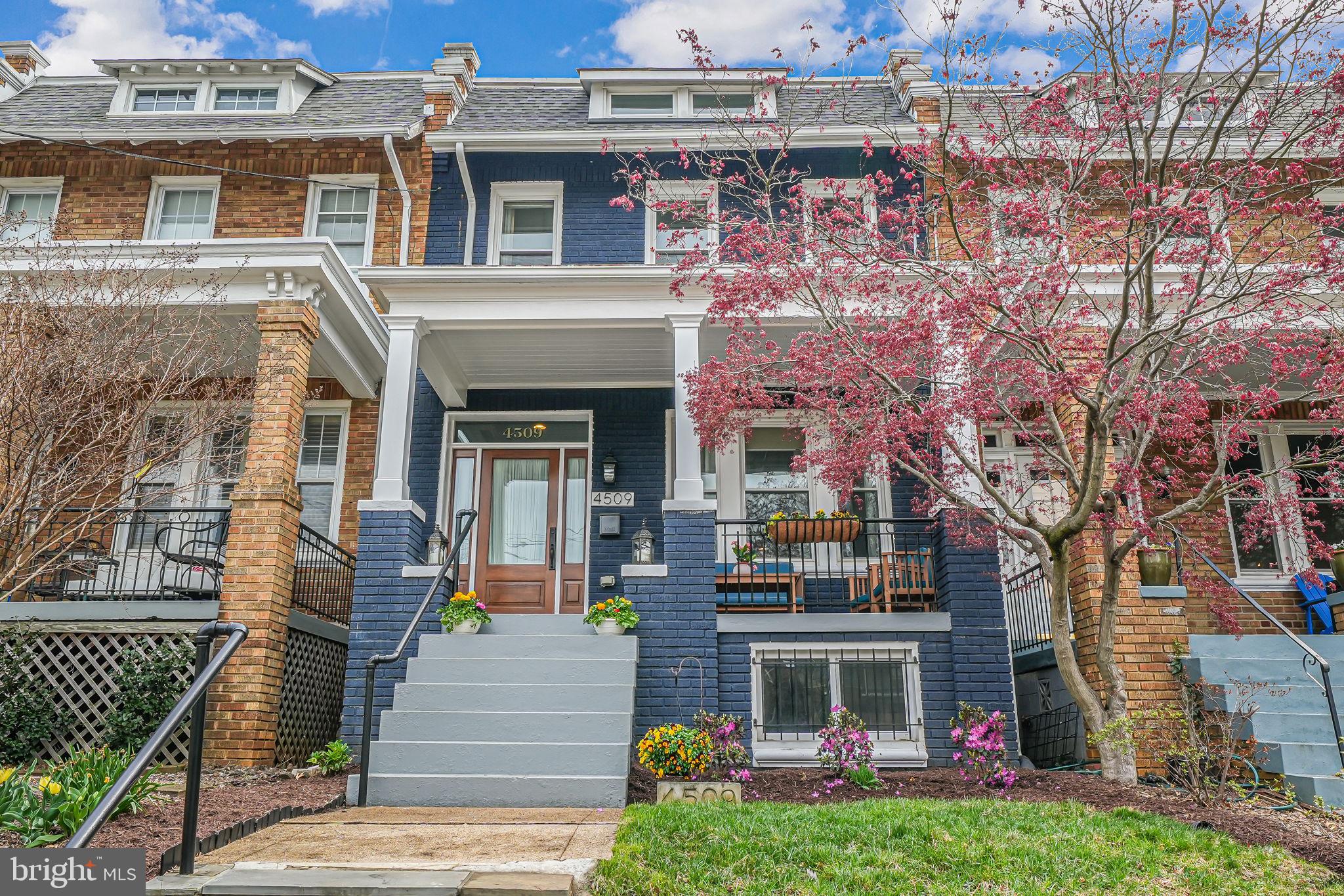 4509 New Hampshire Avenue Northwest Washington, DC 20011 - Photo 1 of 60 front view of a house with a yard