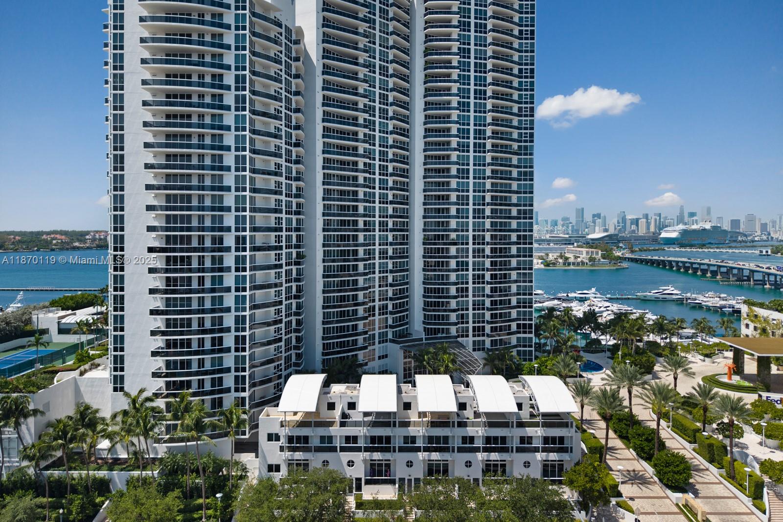 400 Alton Road, Unit TH1A Miami Beach, FL 33139 - Photo 35 of 45 a view of a city with tall buildings
