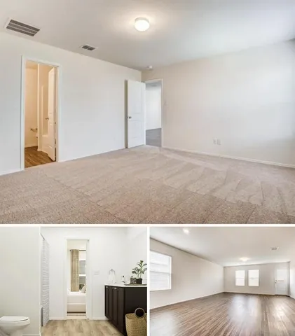 a view interior of the house and wooden floor