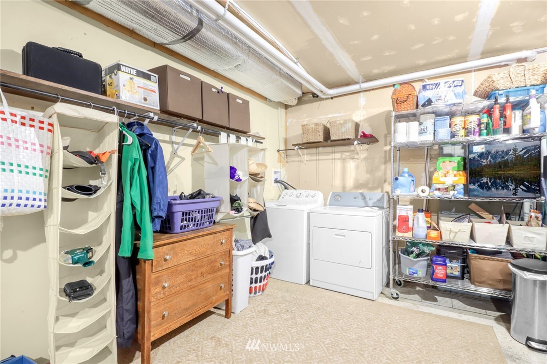 3853 Magrath Road Bellingham, WA 98226 - Photo 32 of 40 a storage room with washer and dryer