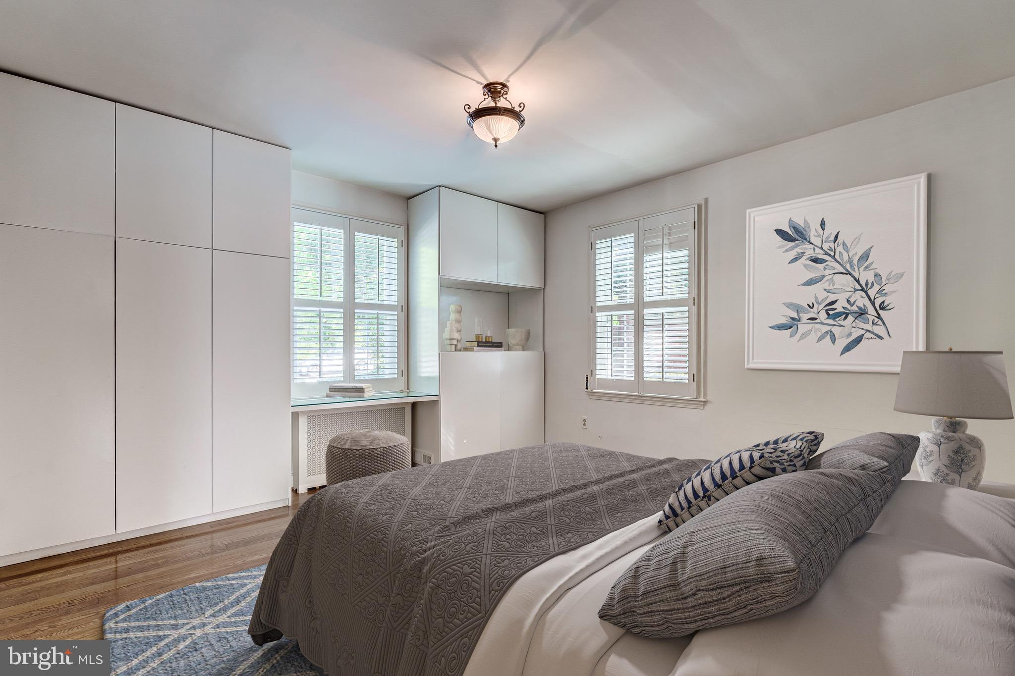 4708 Reservoir Road Northwest Washington, DC 20007 - Photo 61 of 88 Staged Bedroom 3