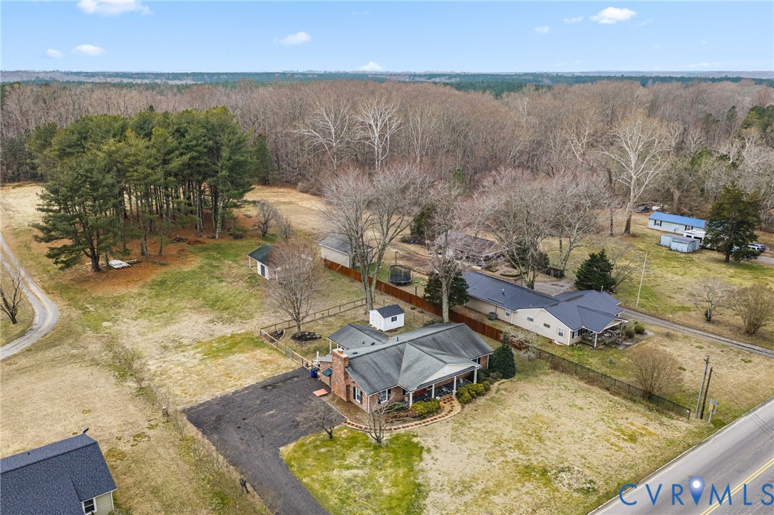 8674 Mary Ball Road Lancaster, VA 22503 - Photo 2 of 38 an aerial view of a house with outdoor space