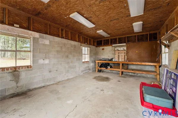 a view of storage and utility room