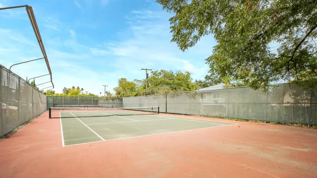 a view of a tennis court