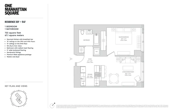 $1,390,000 | 252 South Street, Unit 45F | Two Bridges