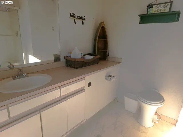 a bathroom with a sink and a toilet