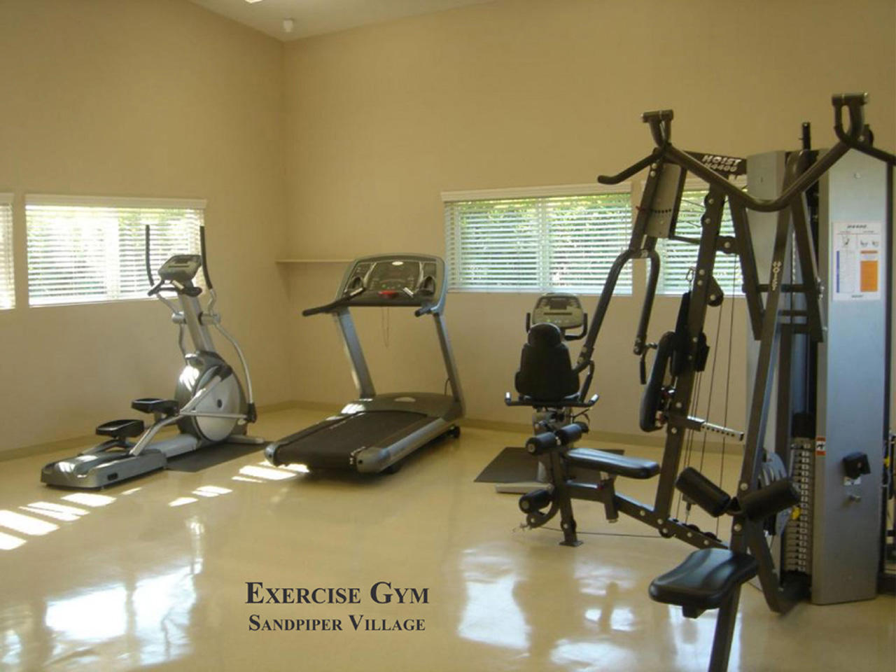 3950 Via Real, Unit SPC 256 Carpinteria, CA 93013 - Photo 17 of 25 a room with gym equipment and windows