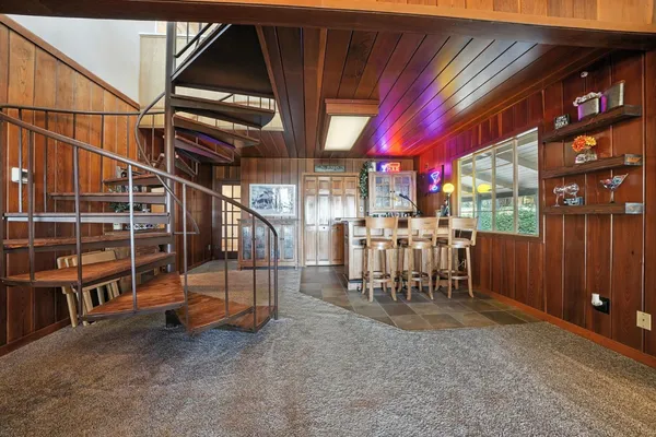 a view of kitchen and utility room