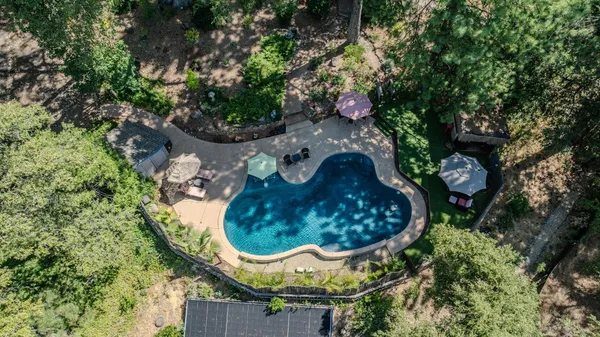 a house with a outdoor space