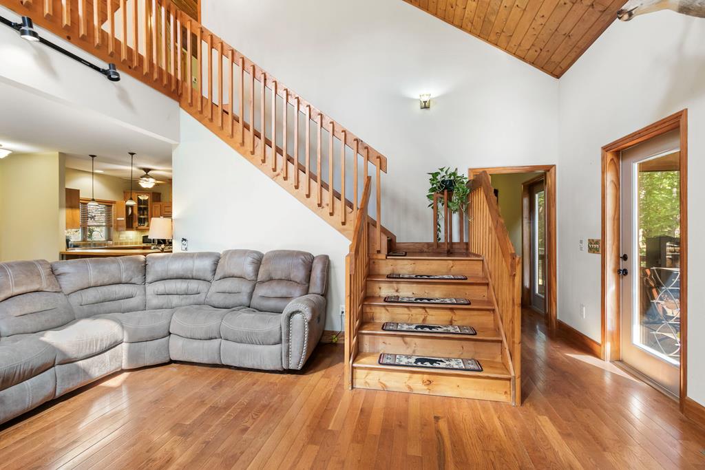 297 Lovingood Road Marble, NC 28905 - Photo 29 of 91 a living room with furniture and wooden floor