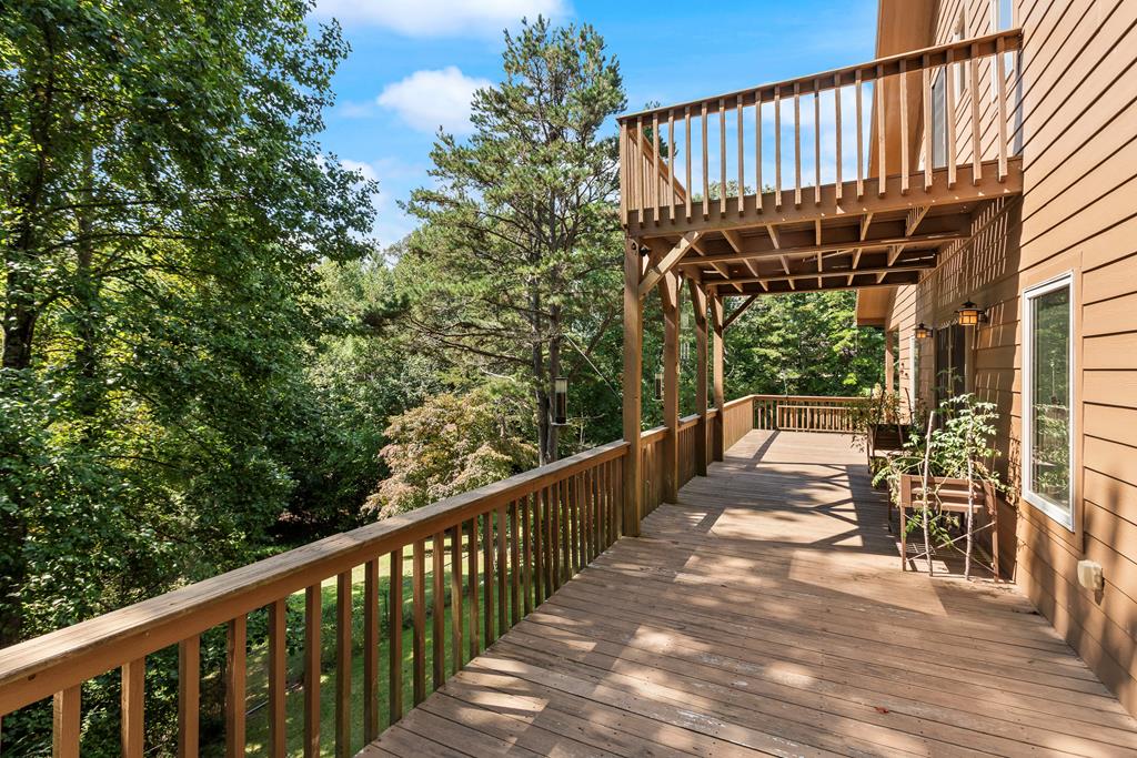 297 Lovingood Road Marble, NC 28905 - Photo 70 of 91 a view of a balcony with chairs