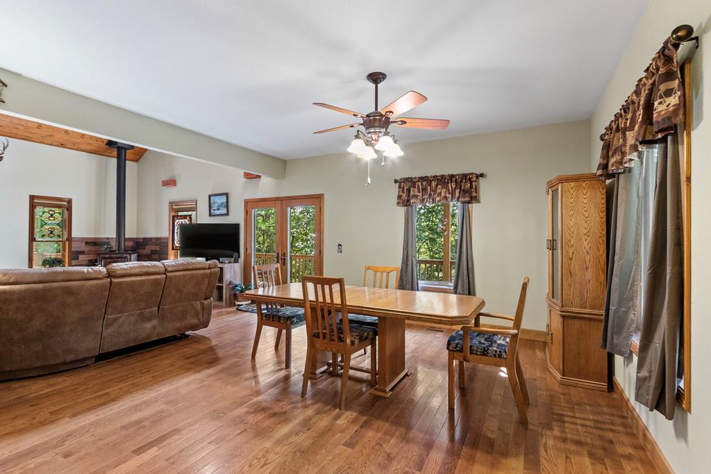 297 Lovingood Road Marble, NC 28905 - Photo 9 of 91 a view of a dining room with furniture window and wooden floor