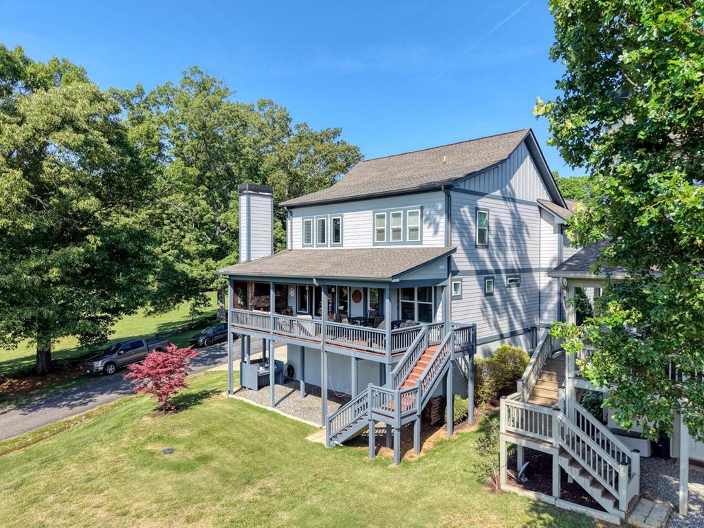 31 Elf School Road Hayesville, NC 28904 - Photo 14 of 59 a view of a house with a roof deck