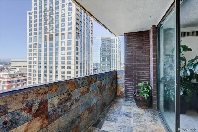 a view of a tall building