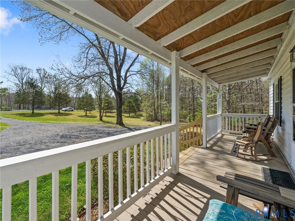 14181 Hopeful Road Montpelier, VA 23192 - Photo 22 of 39 The Covered Front Porch measures 24x6 and is the p