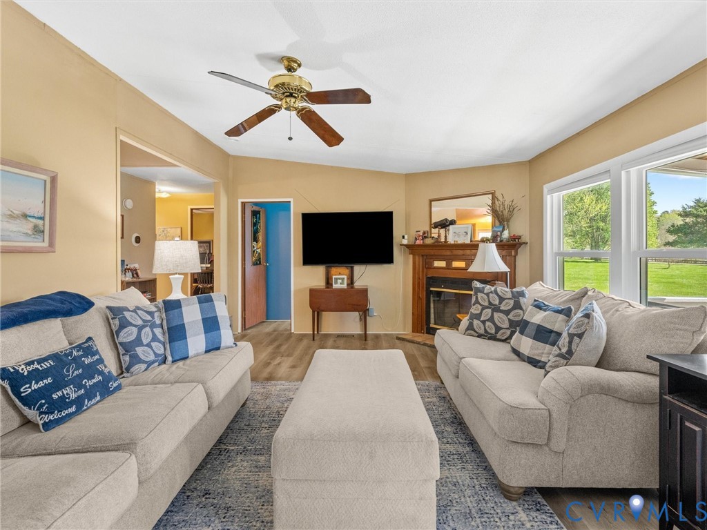 14181 Hopeful Road Montpelier, VA 23192 - Photo 3 of 39 Spacious Living Room offers Vaulted Ceiling, Ceili