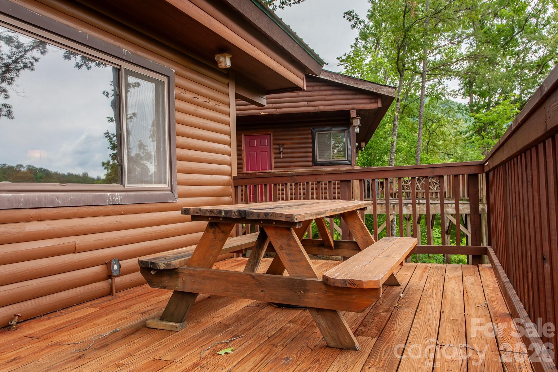 307 Blue Ridge Parkway Bryson City, NC 28713 - Photo 22 of 48 a view of sitting area in balcony