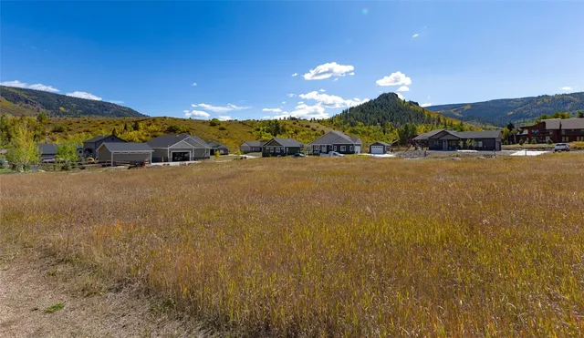 a view of a lake with a mountain