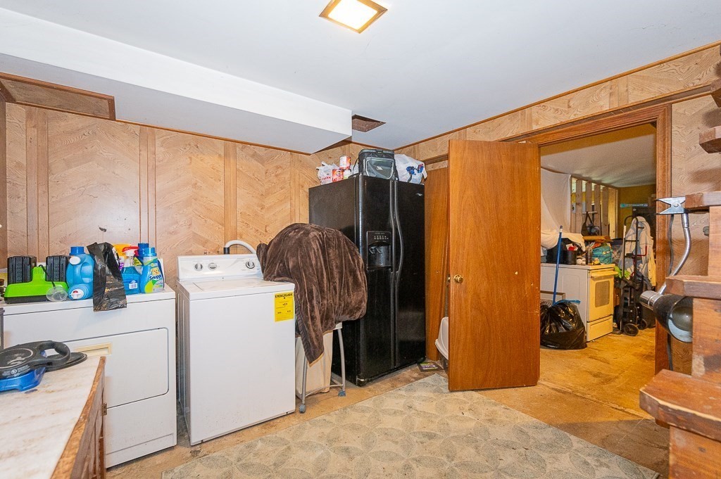 172 North Brookfield Road Oakham, MA 01068 - Photo 17 of 26 a view of a storage & utility room with a fridge