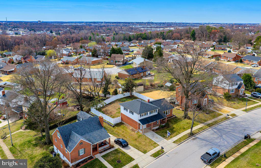 8007 Sagramore Road Baltimore, MD 21237 - Photo 39 of 41 an aerial view of residential houses with outdoor space