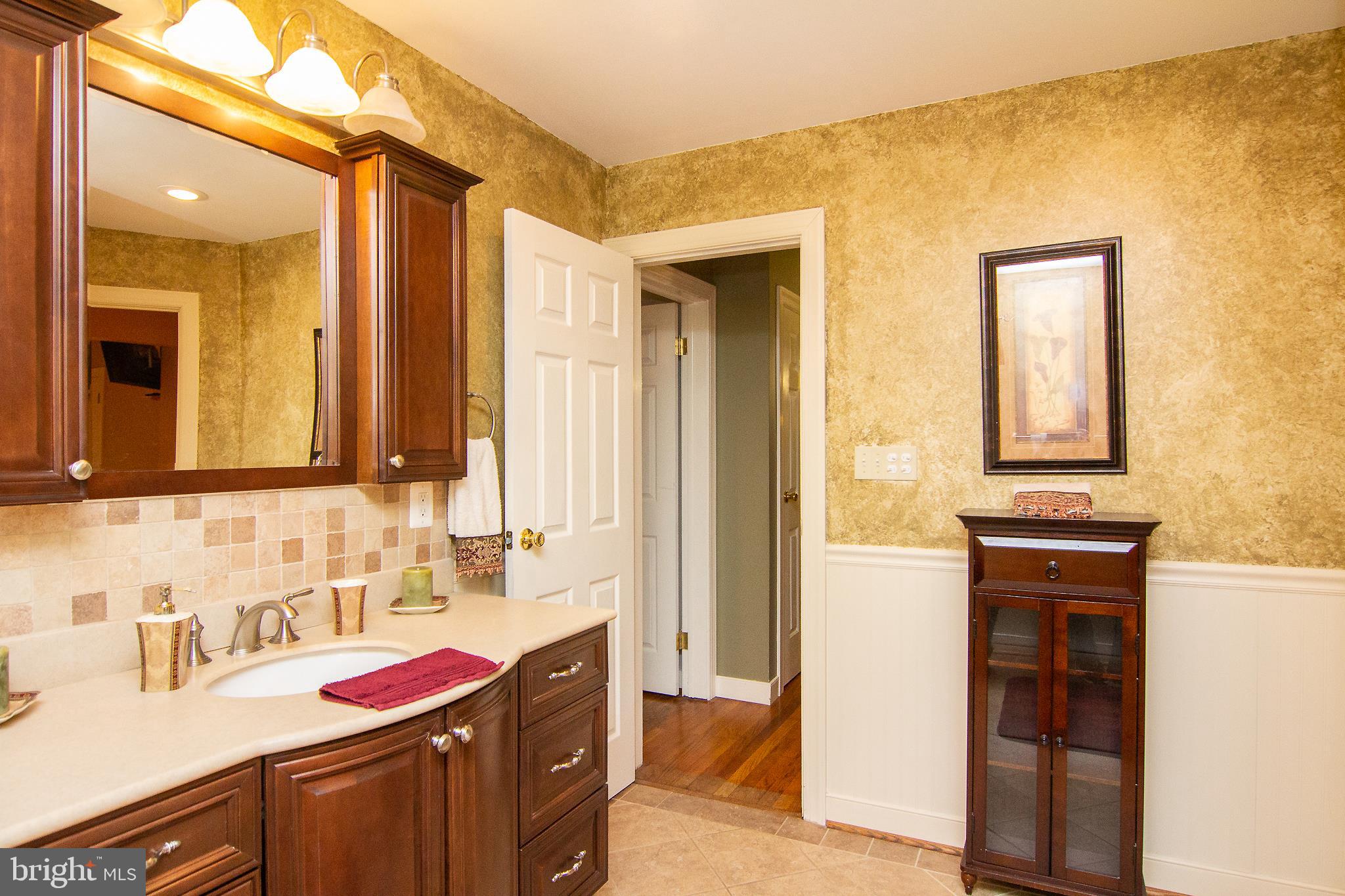 563 Oak Tree Road Westminster, MD 21157 - Photo 21 of 41 a bathroom with a sink and a mirror