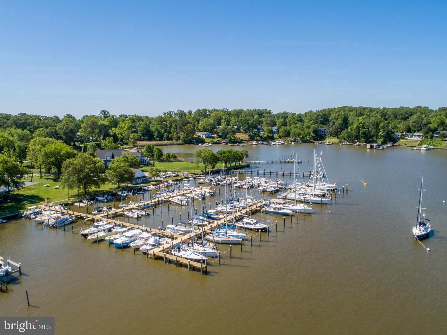 54 Decatur Avenue Annapolis, MD 21403 - Photo 45 of 63 a view of a lake with houses in the back