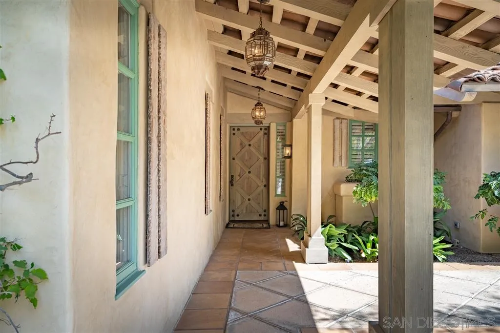 6146 Paseo Valencia Rancho Santa Fe, CA 92067 - Photo 19 of 25 a view of a entryway door of the house