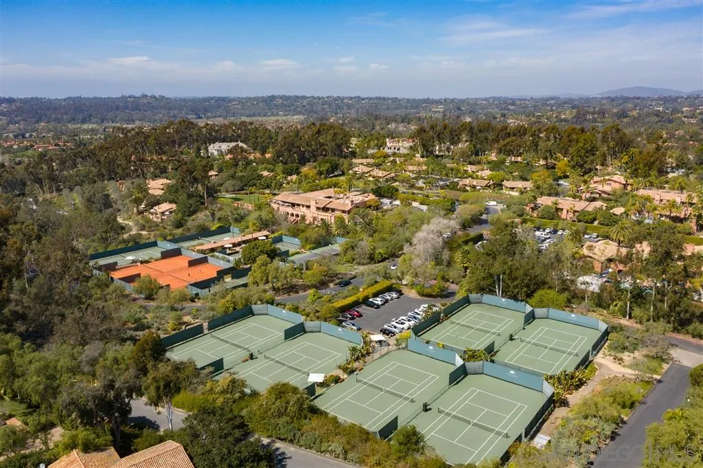 6146 Paseo Valencia Rancho Santa Fe, CA 92067 - Photo 23 of 25 an aerial view of residential house with yard and mountain view in back