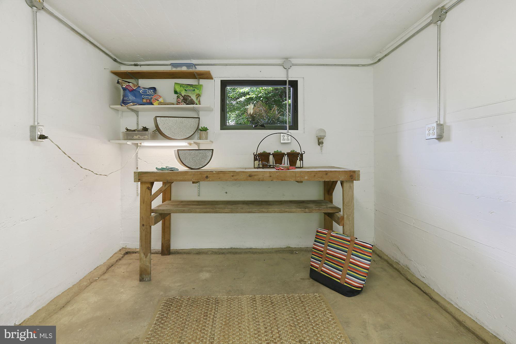 25 East Braddock Road Alexandria, VA 22301 - Photo 66 of 81 GArdening bench and shelving