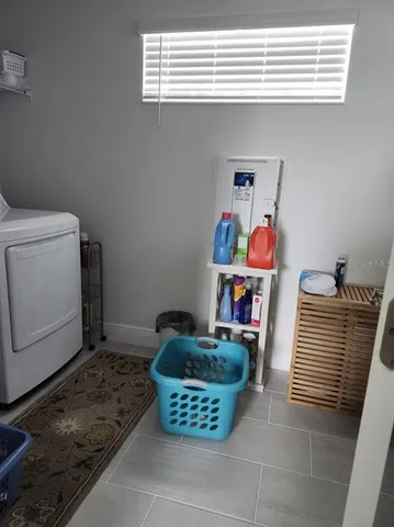 a room with storage and utility