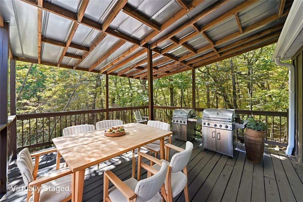 1512 Upper Sassafras Road Jasper, GA 30143 - Photo 6 of 35 a view of a patio on the roof deck