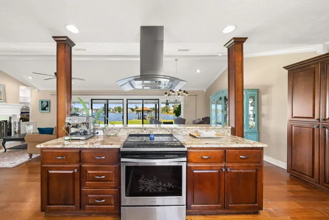 a view of a living room and a window