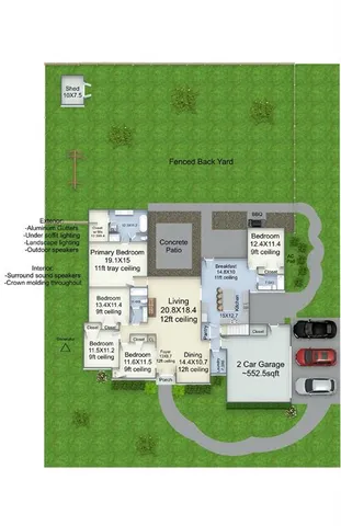 $549,000 | 1150 Tallowtree Drive, Mandeville, LA 70448