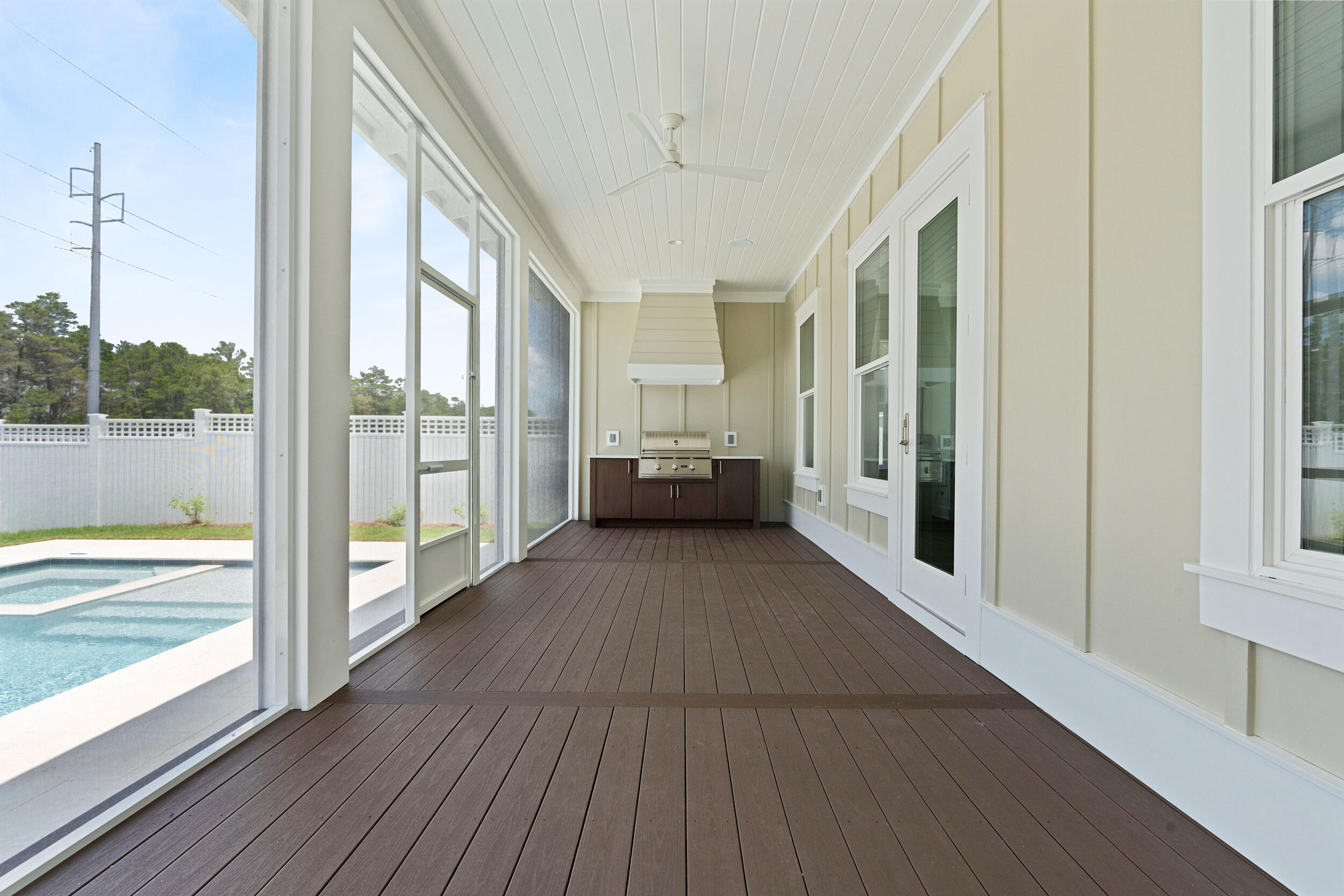 29 Pollard Cove, Unit LOT 3 Watersound, FL 32461 - Photo 36 of 69 a view of empty room with wooden floor and fan