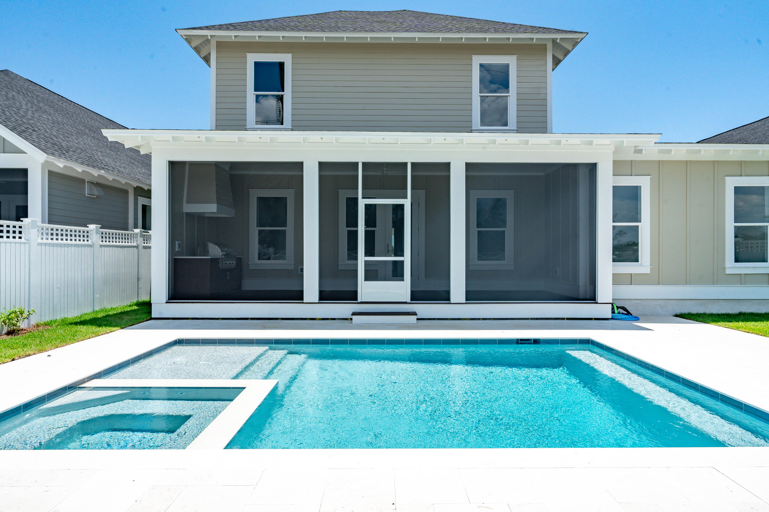 29 Pollard Cove, Unit LOT 3 Watersound, FL 32461 - Photo 42 of 69 a black and white photo of a house