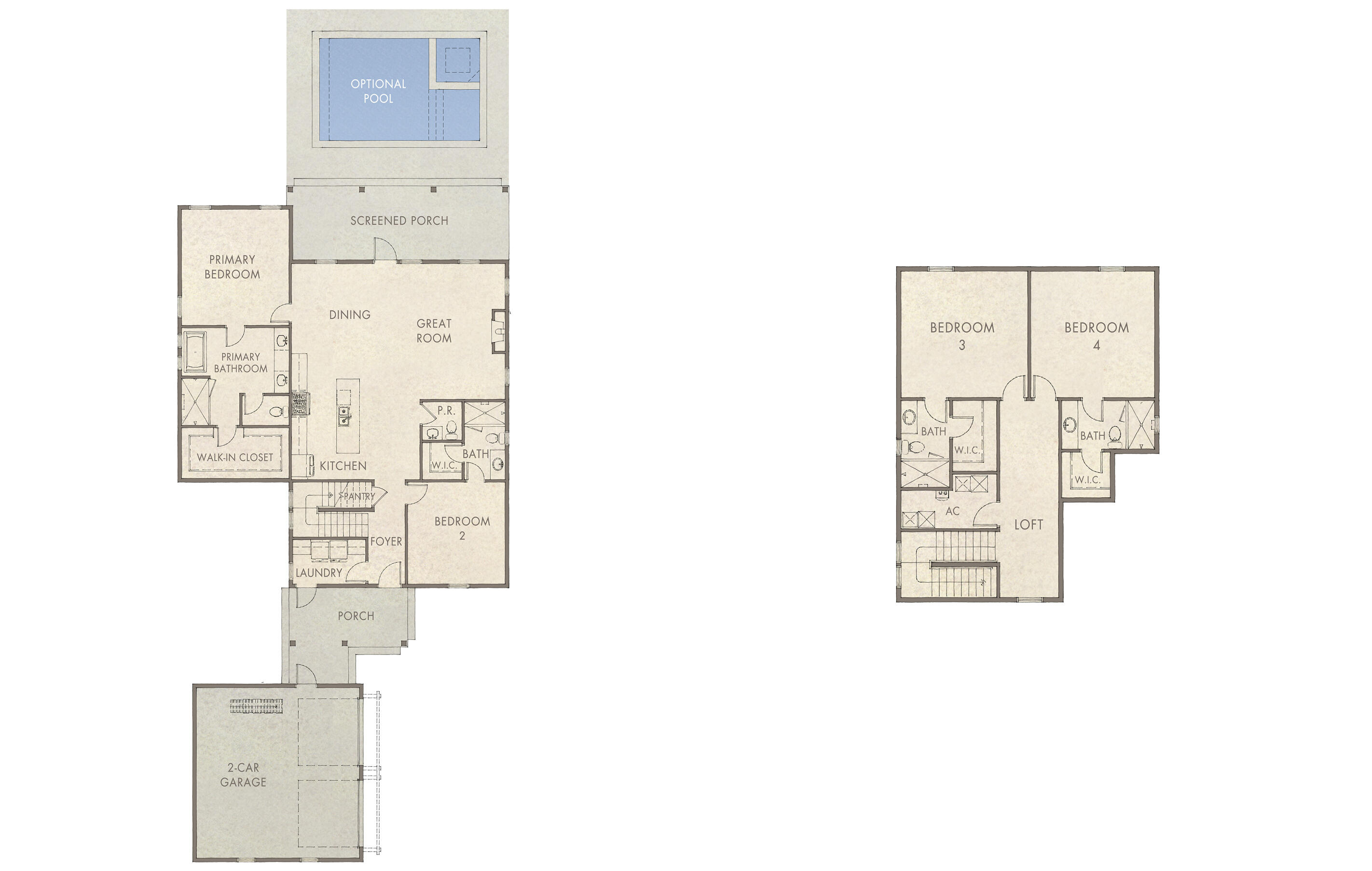29 Pollard Cove, Unit LOT 3 Watersound, FL 32461 - Photo 43 of 69 Royal Fern 4BR with labels