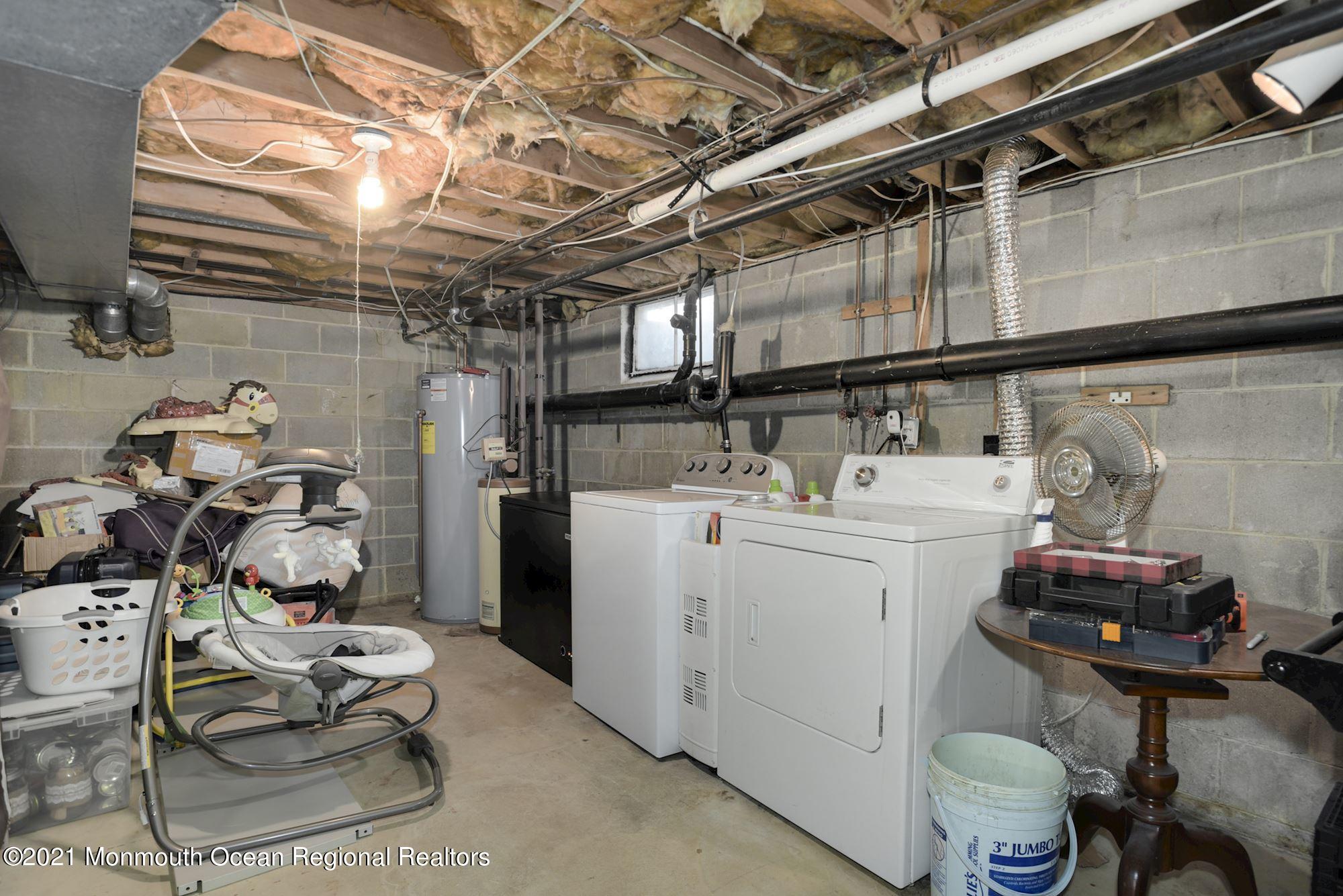 166 Hawkin Road New Egypt, NJ 08533 - Photo 30 of 37 Basement Laundry
