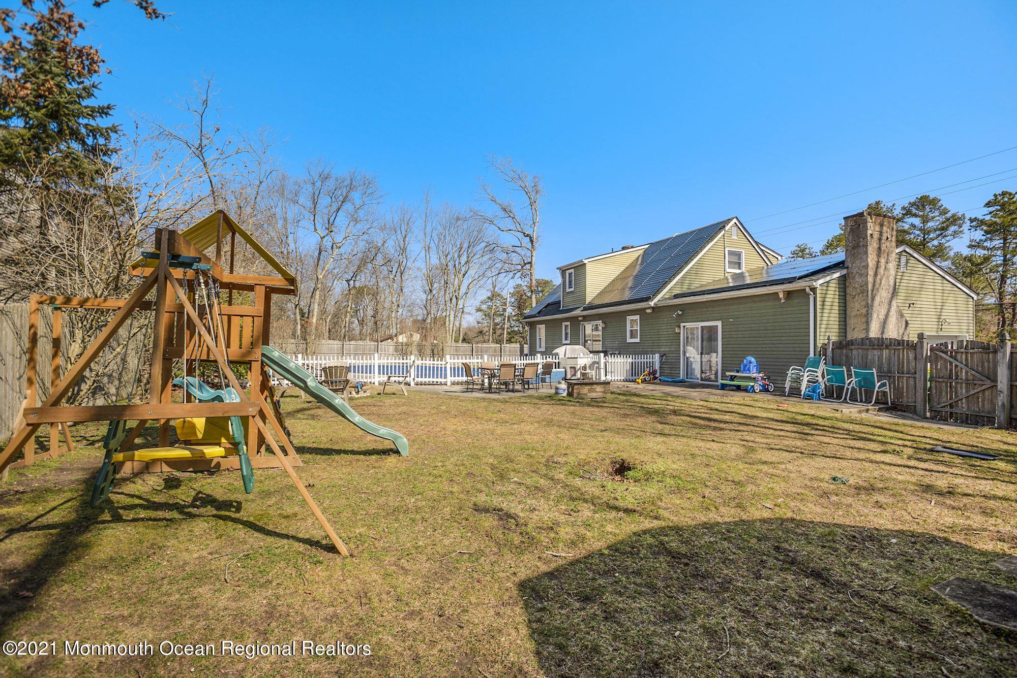 166 Hawkin Road New Egypt, NJ 08533 - Photo 32 of 37 Large Backyard