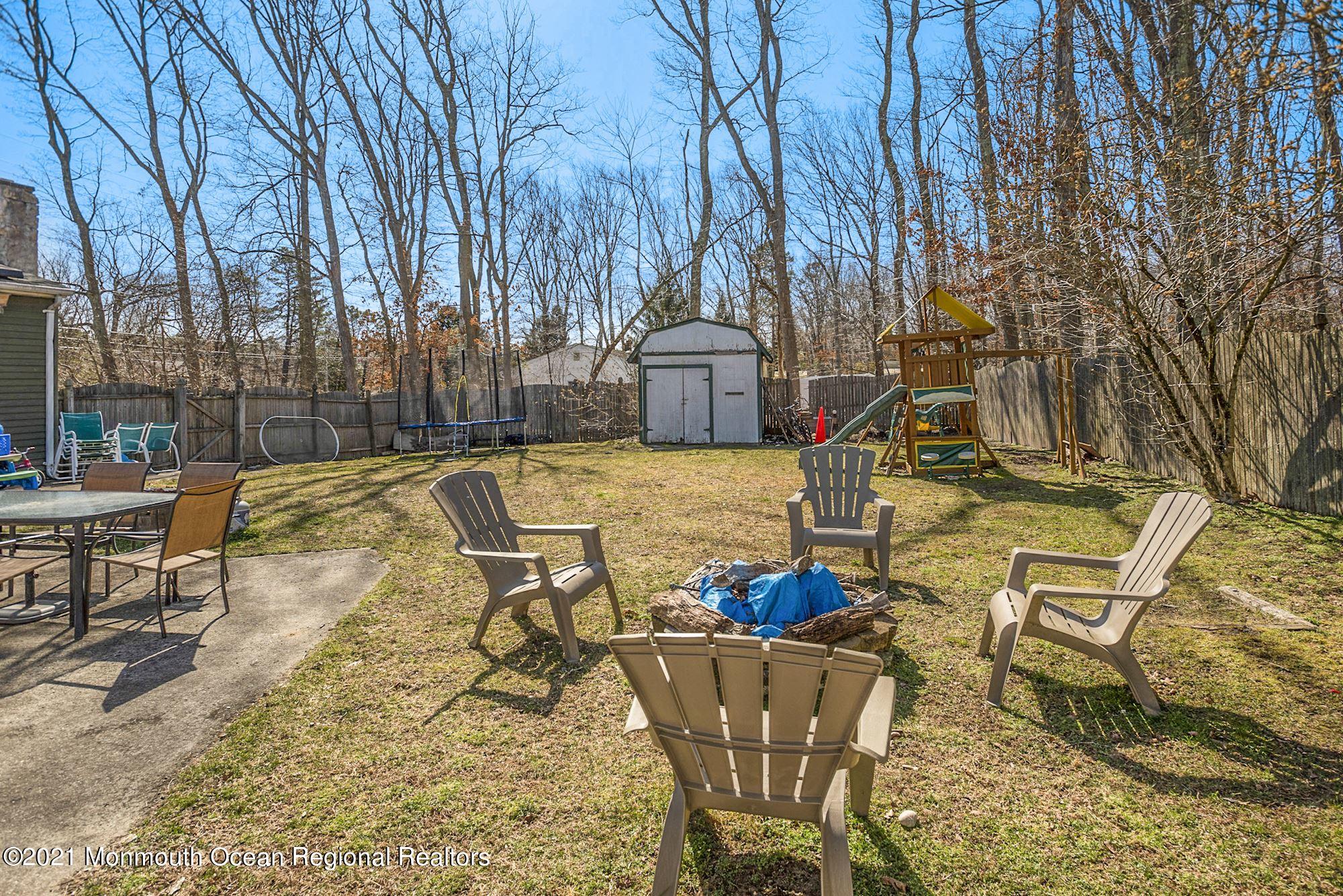 166 Hawkin Road New Egypt, NJ 08533 - Photo 34 of 37 Large Backyard