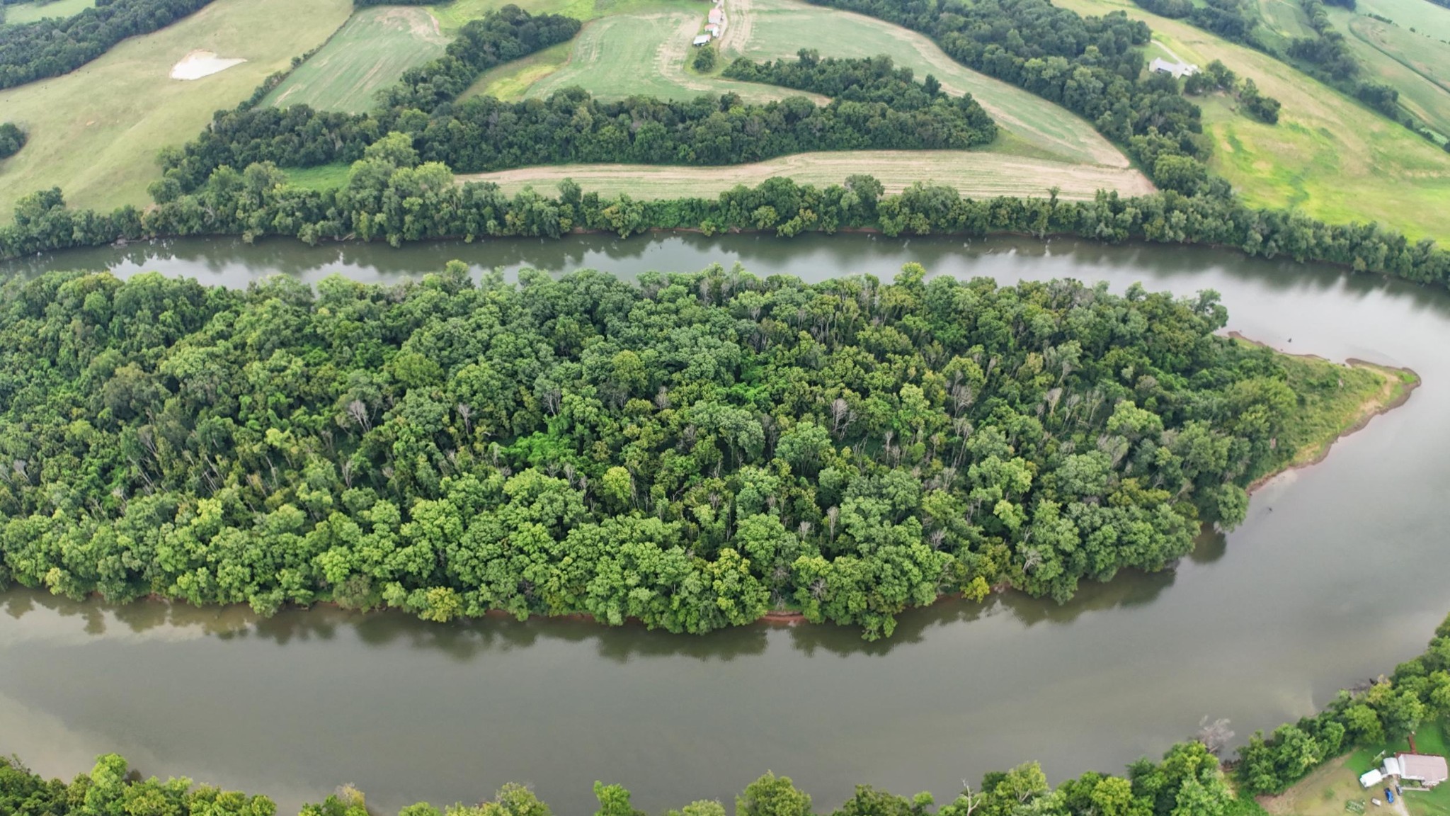 0 Lovells Island Riddleton, TN 37151 - Photo 12 of 15 an aerial view of residential house with outdoor space and lake view