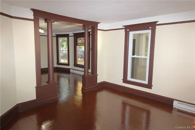 a view of an entryway door