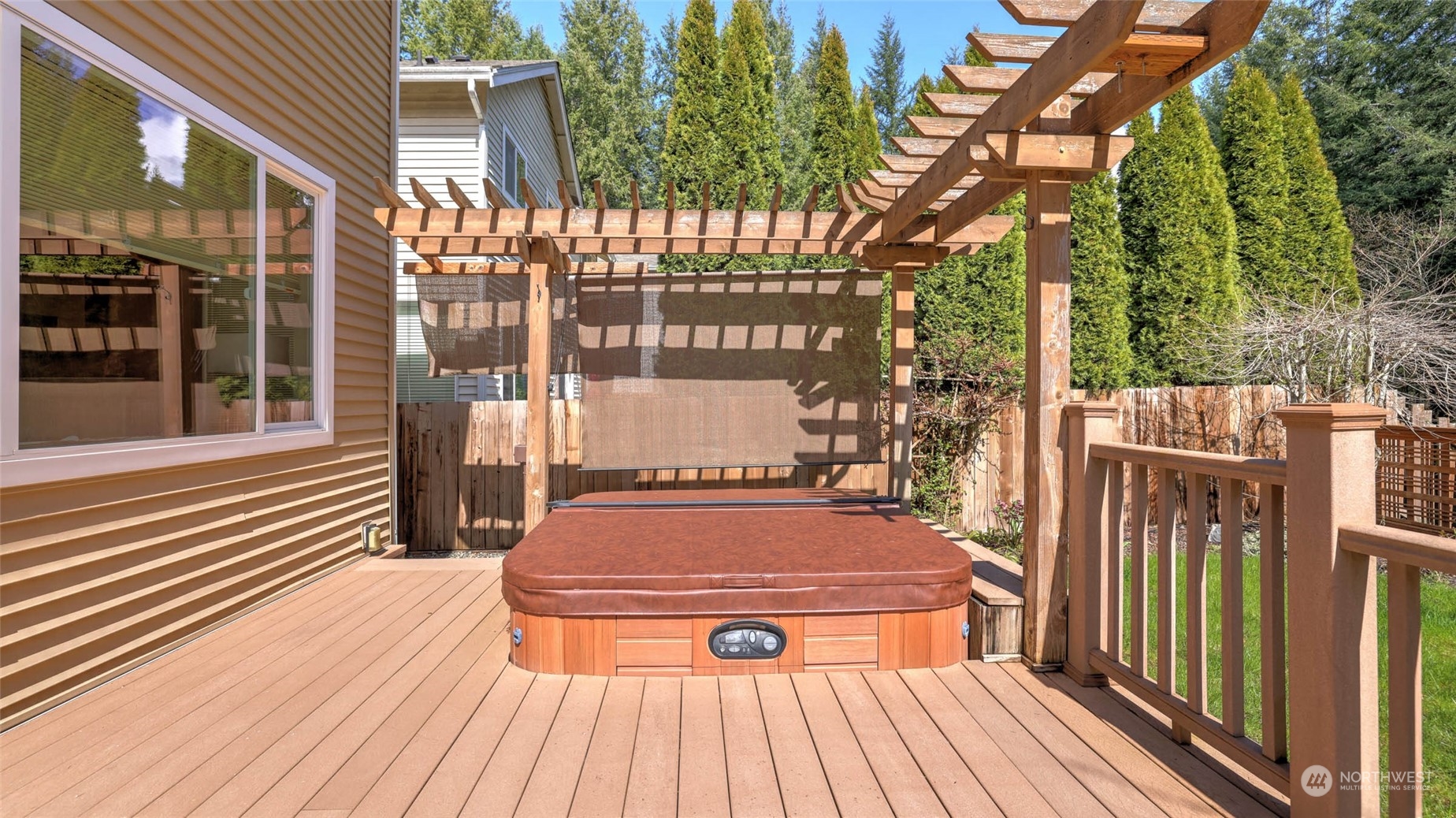 28120 Maple Ridge Way Southeast Maple Valley, WA 98038 - Photo 27 of 36 a view of outdoor space with wooden floor and outdoor space