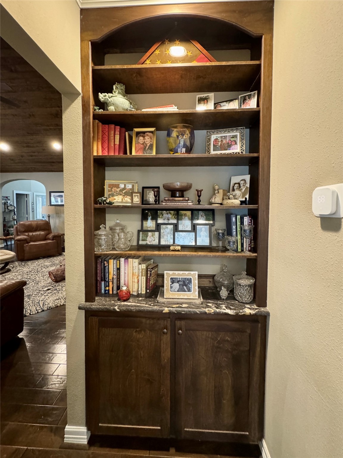 200 Harbor Run Drive Coldspring, TX 77331 - Photo 22 of 50 This is just a cool little feature located in the hall area at the primary bedroom entrance. It's a little happy place!