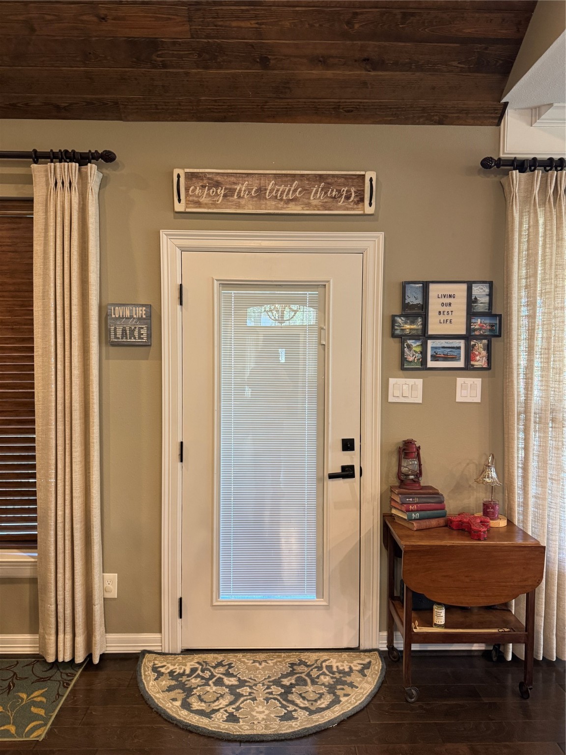 200 Harbor Run Drive Coldspring, TX 77331 - Photo 24 of 50 In addition to the covered patio down at the lake, there is a covered back porch right off the living area. The main bedroom also has direct access to this porch.